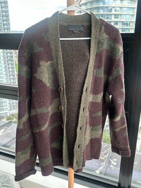 Stella McCartney Abstract Camo Wool Jacket Size S Made Italy